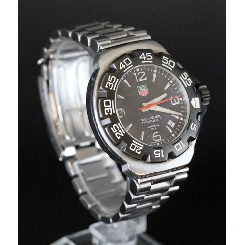 237 - TAG FORMULA 1 WATCH - WAC1110 DF0546 - 41mm -COST NEW £1500 (STRAP NEEDS A PIN) ( P23066359 / C )