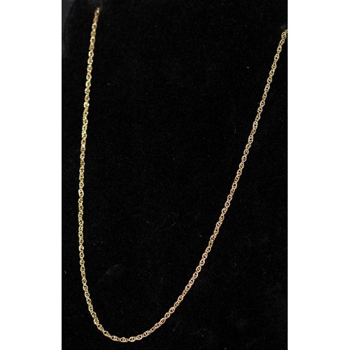 205 - 9CT (375) SINGAPORE NECKLACE 1.16G ( P23101347 / C )