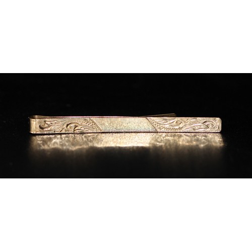 208 - 9CT GOLD SLIMLINE TIE PIN - ONLINE £230 1.76G ( P23066359 / C )