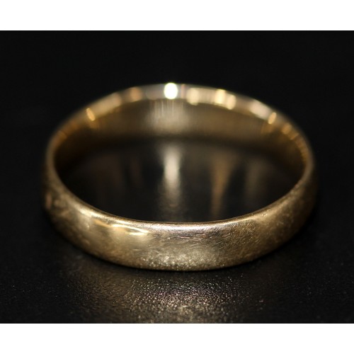 217 - 9CT 375 YELLOW GOLD WEDDING RING 3.75G (P24219661 )