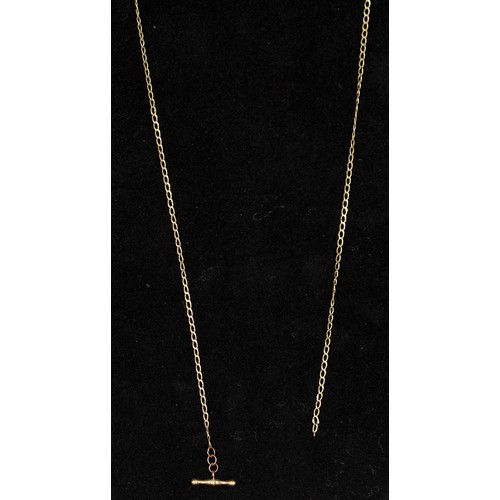 170 - 9CT YELLOW GOLD ALBERT CHAIN A/F (P24013367 )