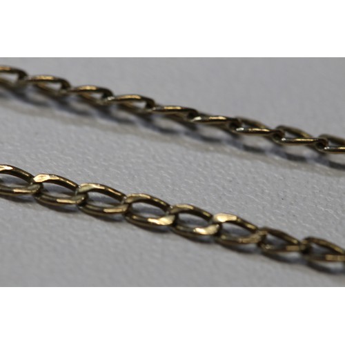 170 - 9CT YELLOW GOLD ALBERT CHAIN A/F (P24013367 )