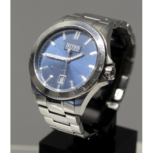 196 - HUGO BOSS B2474 1142828 WATCH - COST WHEN NEW £100 (P24153700 )