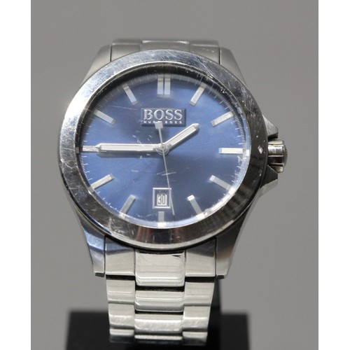 196 - HUGO BOSS B2474 1142828 WATCH - COST WHEN NEW £100 (P24153700 )