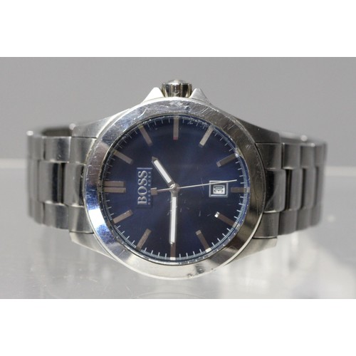 196 - HUGO BOSS B2474 1142828 WATCH - COST WHEN NEW £100 (P24153700 )