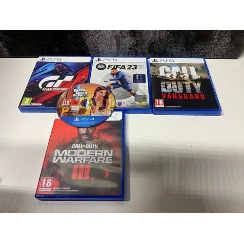 151 - PS5 GAMES -COD 3 £56.99 + COD VANGUARD £59.99 + FIFA 2023 £21+ GRAN TURISMO 7 £59.99 & GRAND THE... 