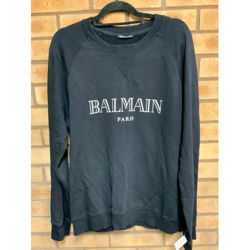 93 - BALMAIN SWEATSHIRT S INTERNATIONAL SIZE XXL RRP £530 ( ACC/05/POCA /P24020111)