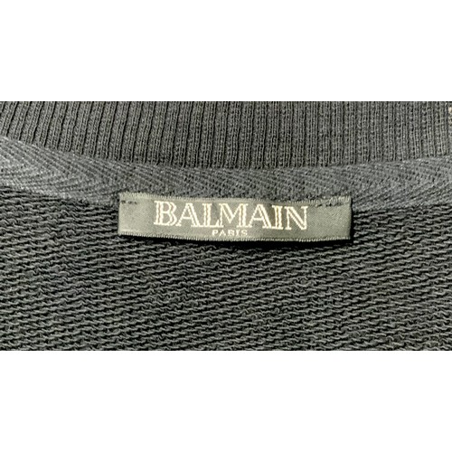 93 - BALMAIN SWEATSHIRT S INTERNATIONAL SIZE XXL RRP £530 ( ACC/05/POCA /P24020111)