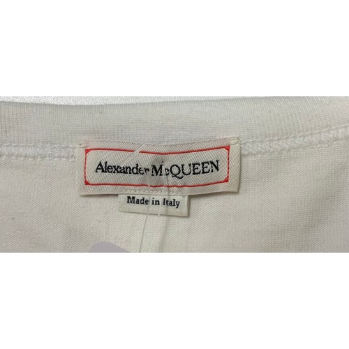 95 - ALEXANDER MCQUEEN ZIP T-SHIRT SIZE XXL RRP £220 ( ACC/03/POCA /P24020106)