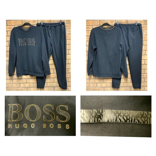 50 - HUGO BOSS SALBO SWEATSHIRT AND BOTTOMS SIZE XXL RRP £149 TOP £100 BOTTOMS APPROX -TOTAL RRP £249 ( A... 