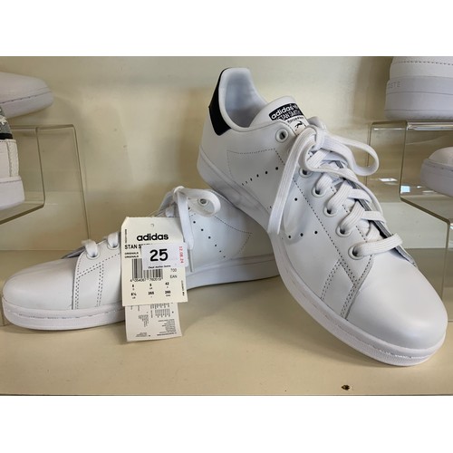 139 - ADIDAS STAN SMITH TRAINERS UK 8 RRP £84 ( P20197817 /C )