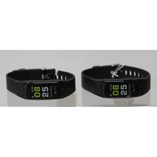 213 - 2 X GOODMANS TRACK+ SMART TRACKER FITNESS WATCH - RRP £20 EACH ( P24074192 / C )