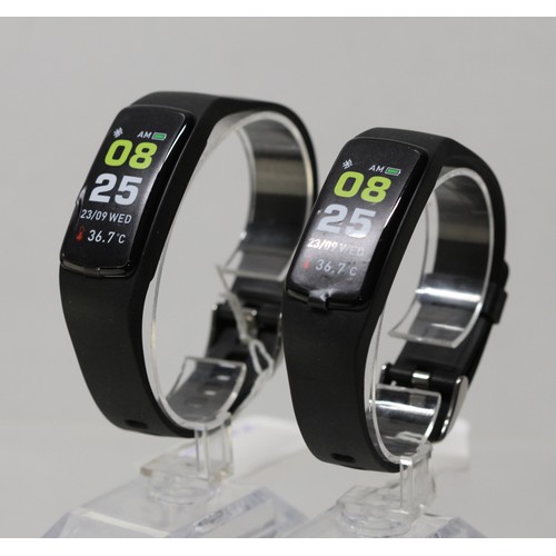 213 - 2 X GOODMANS TRACK+ SMART TRACKER FITNESS WATCH - RRP £20 EACH ( P24074192 / C )