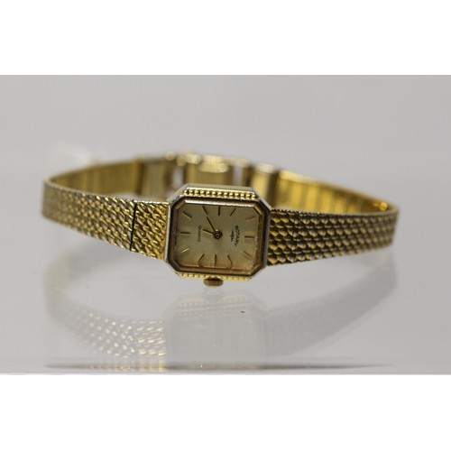 212 - VINTAGE 1988 LADIES ROTARY QUARTZ SQUARE FACED WATCH ( P23066165 / C )
