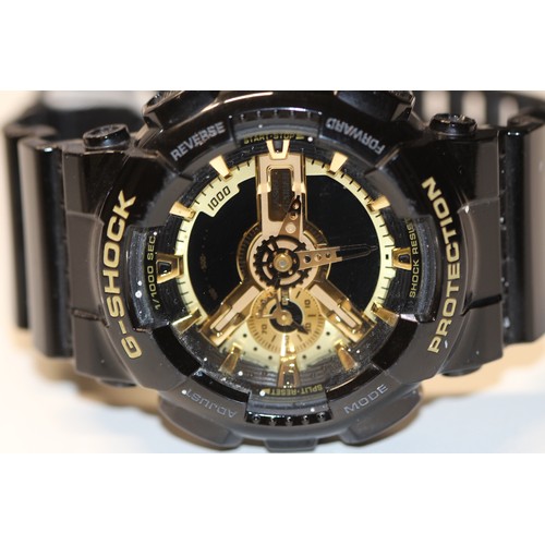 195 - CASIO G SHOCK GA100 WATCH - COST NEW £149 (P21028100/C)