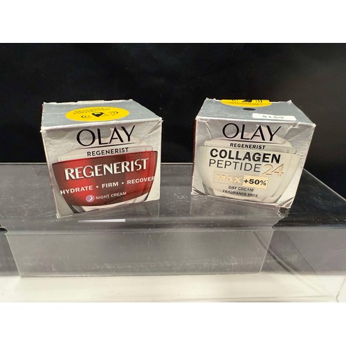 101 - OLAY REGENERIST HYDRATE NIGHT CREAM 50ML & OLAY REGENERIS PEPTIDE24 MAX 50% DAY CREAM FRAGARANCE... 