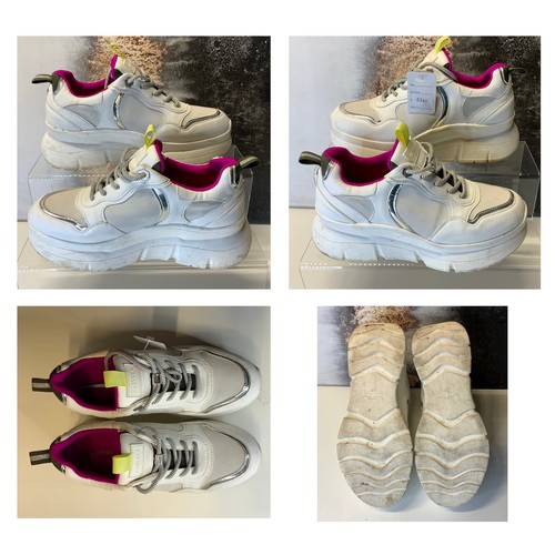 182 - CARVELA LOGIC TRAINERS SIZE 37 UK 4 - COST NEW £119 ( AKP/4 P21188831)