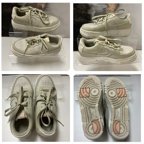 184 - NIKE AIR FORCE 1 LOW PIXEL SAIL PHOTON DUST TRAINERS -  SIZE UK 4 RRP £120 ( ACC/38/POCA/P24020140 )... 