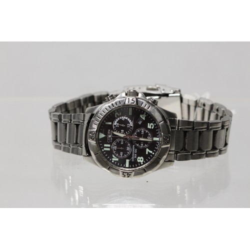 233 - CITIZEN ECO-DRIVE CHRONOGRAPH WR100 GENTS WATCH - COST WHEN NEW £299 ( P23066165 / C )
