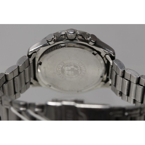 233 - CITIZEN ECO-DRIVE CHRONOGRAPH WR100 GENTS WATCH - COST WHEN NEW £299 ( P23066165 / C )