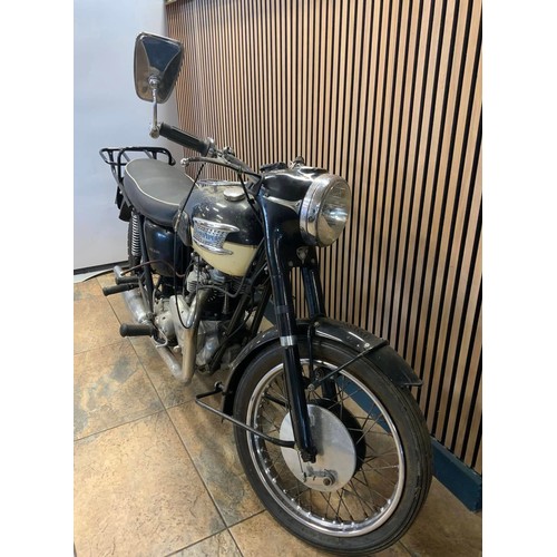 130 - 1960'S TRIUMPH TIGER T110 MOTORCYCLE 500cc  REG NO' MVS 501' NO DOCUMENTATION