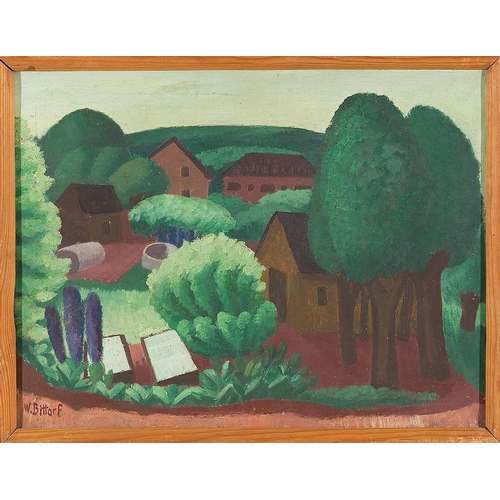 154 - WILHELM BITTORF   (Offenbach 1904 - 1951 Berlin)  Little Paradise  oil/canvas, 42,4 x 55,2 cm  signe... 