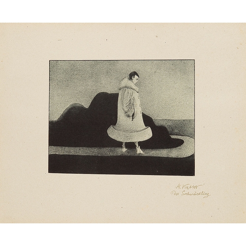 107 - ALFRED KUBIN* (Leitmeritz 1877 - 1959 Wernstein am Inn)Hans von Weber Folder, 190343.5 x 35 cmComple... 