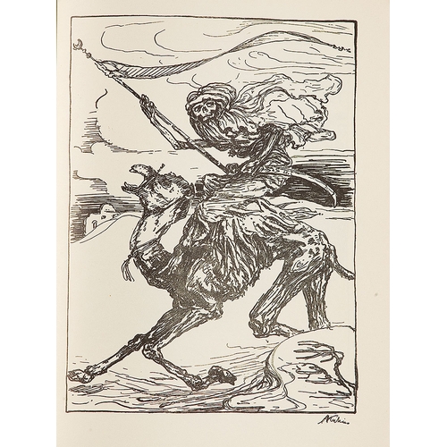 108 - ALFRED KUBIN* (Leitmeritz 1877 - 1959 Wernstein am Inn)A dance of death, Berlin, Cassirer Verlag, 19... 