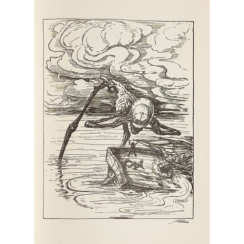 108 - ALFRED KUBIN* (Leitmeritz 1877 - 1959 Wernstein am Inn)A dance of death, Berlin, Cassirer Verlag, 19... 