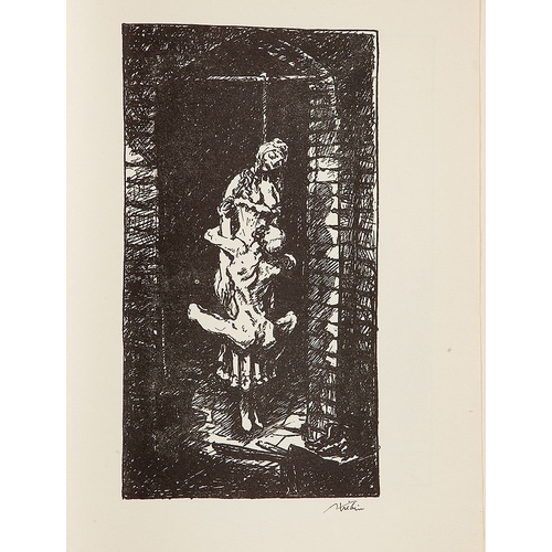 108 - ALFRED KUBIN* (Leitmeritz 1877 - 1959 Wernstein am Inn)A dance of death, Berlin, Cassirer Verlag, 19... 