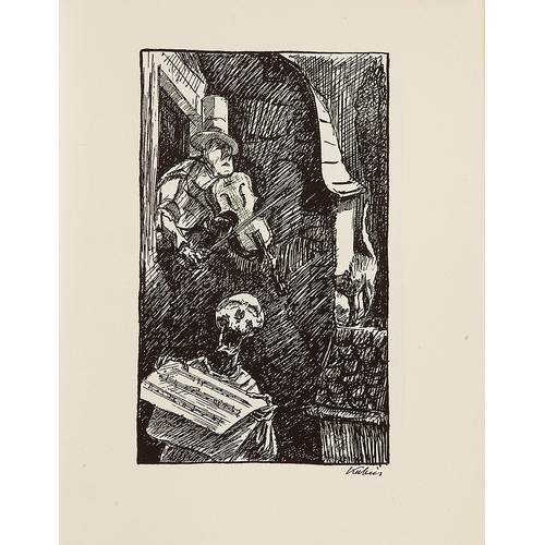 108 - ALFRED KUBIN* (Leitmeritz 1877 - 1959 Wernstein am Inn)A dance of death, Berlin, Cassirer Verlag, 19... 