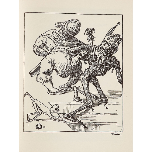 108 - ALFRED KUBIN* (Leitmeritz 1877 - 1959 Wernstein am Inn)A dance of death, Berlin, Cassirer Verlag, 19... 