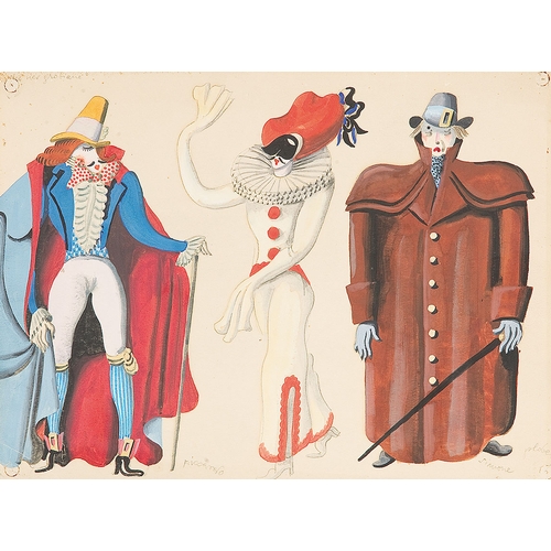 15 - HERBERT PLOBERGER* (Wels 1902 - 1977 Munich)Costume design for the comic opera 