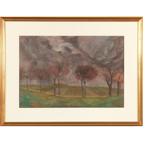 4 - EMILIE MEDIZ-PELIKAN(Vöcklabruck 1861 - 1908 Dresden)Autumn wind, 1907pastel/paper, 43 x 63 cmsigned... 