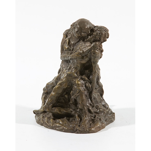 86 - JOSEF HUMPLIK*(Vienna 1888 - 1958 Vienna)Pietà, 1920bronze, 19.5 cmmonogrammed J. H., numbered 4/6, ... 