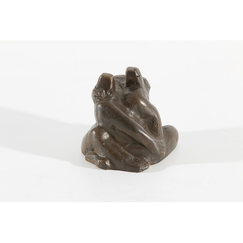 87 - OTHMAR JAINDL* (St. Veit an der Glan 1911 - 1982 St. Veit an der Glan)Loversbronze, 7.4 x 7.5 x 7.5 ... 