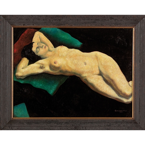 90 - HERBERT GURSCHNER* (Innsbruck 1901 - 1975 London)Nude, 1932oil/canvas, 63 x 85 cmsigned Gurschner, d... 