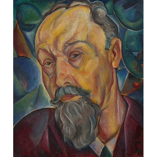 95 - CARRY HAUSER* (Vienna 1895 - 1985 Rekawinkel)Portrait of the Father, 1919oil/cardboard, 35 x 30 cmmo... 