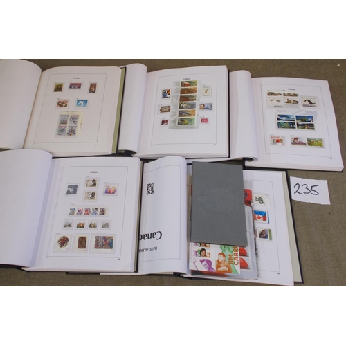 235 - Canada; 1980-2015 colln. of unmounted mint in five SG/Davo hingeless albums, a fairly complete run w... 