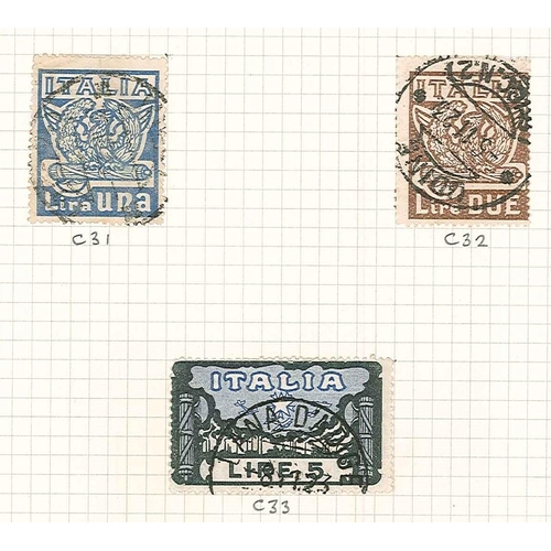 371 - Italy; 1863-1981 colln. of used mainly defins on pages with better values e.g. 1863-65 60c (2), 2l, ... 