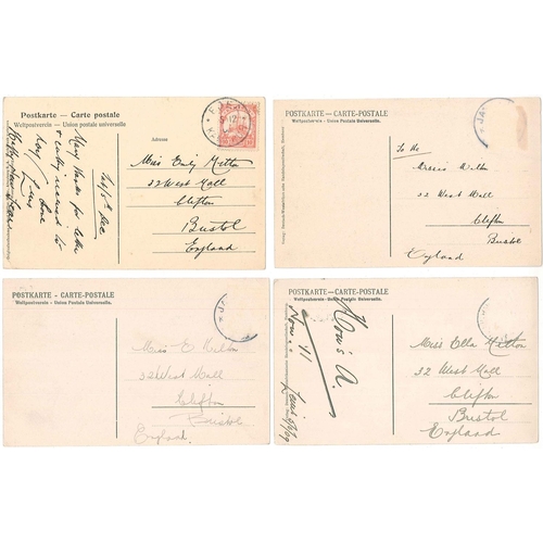 332 - German Colonies and Post Offices Abroad; Cameroun; 1905-10 interesting selection of 24 picture postc... 