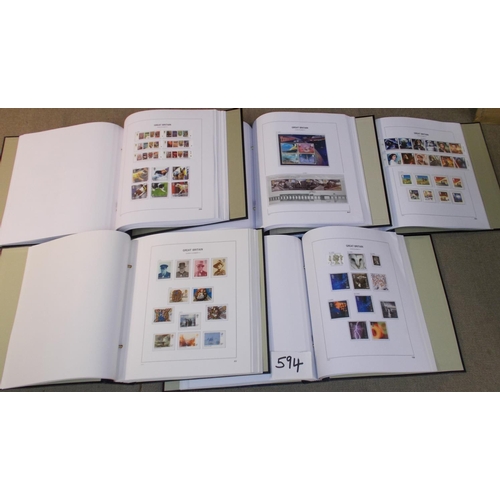 594 - United Kingdom Collections and Mixed Lots; 1971-2015 collection of u.m. defins, country issues, comm... 