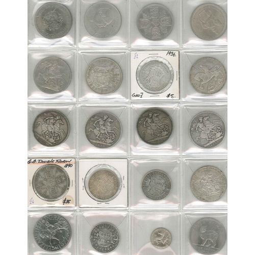 153 - Coins; United Kingdom; well-filled album of silver and cupro-nickel coins from Queen Victoria to mod... 