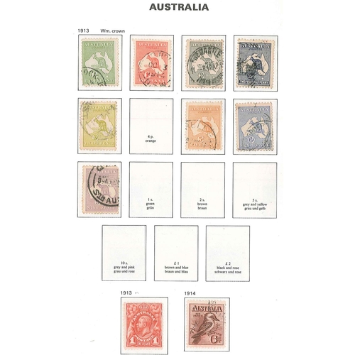 196 - Australia; 1913-97 collection in three Davo hingeless albums (one older style, two newer). Generally... 