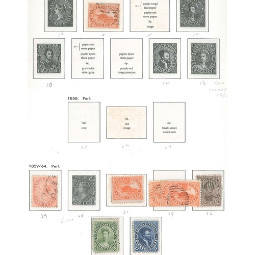 212 - Canada; 1852-1979 mint and used (few) collection in SG/Davo hingeless album with highest value in th... 