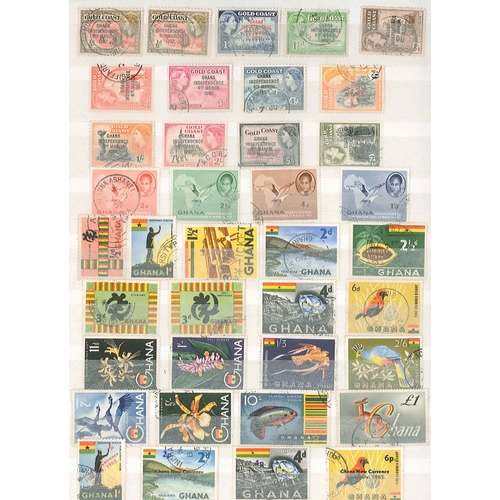 24 - Collections and Mixed Lots; Stockbook of world stamps inc. Middle East, Africa, Asia, etc. with some... 