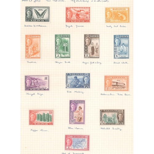 47 - Collections; Commonwealth; collection of King George VI in two albums, almost entirely l.m.m. (some ... 