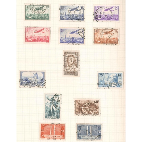 302 - France; an album of mainly used from earlies to c.1978, and a stockbook of similar. Includes 1937 Mu... 