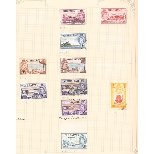 349 - Gibraltar; 1953-2005 m.m. and used colln. on pages, much in sets, inc. 1953-59 £1 sound u., 1960-62 ... 