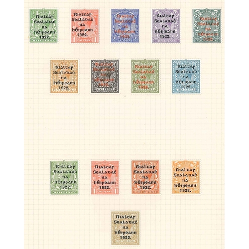 366 - Ireland; 1922-88 m.m. & u. in album inc. 1922 opts. to 2/6 with some coil pairs/strips.(c.1,000)